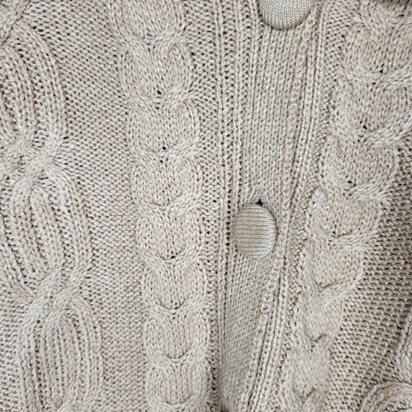 New‎ Derek Heart Women's Sweater Size Medium Brown Long Sleeve Button Warm Top - Picture 2 of 16